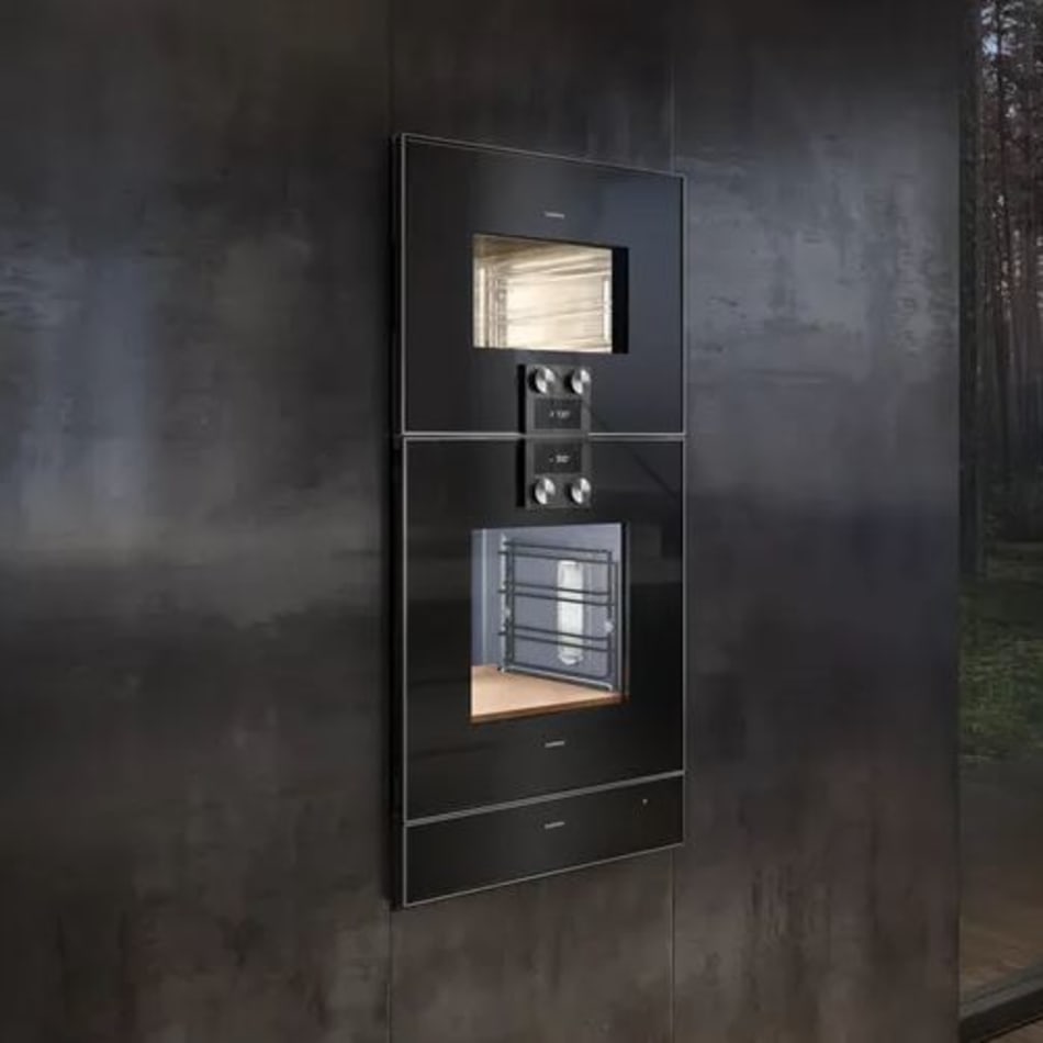 GAGGENAU Serie 400 Ovn + kombi dampovn Antrazit (NYE i original emballage)