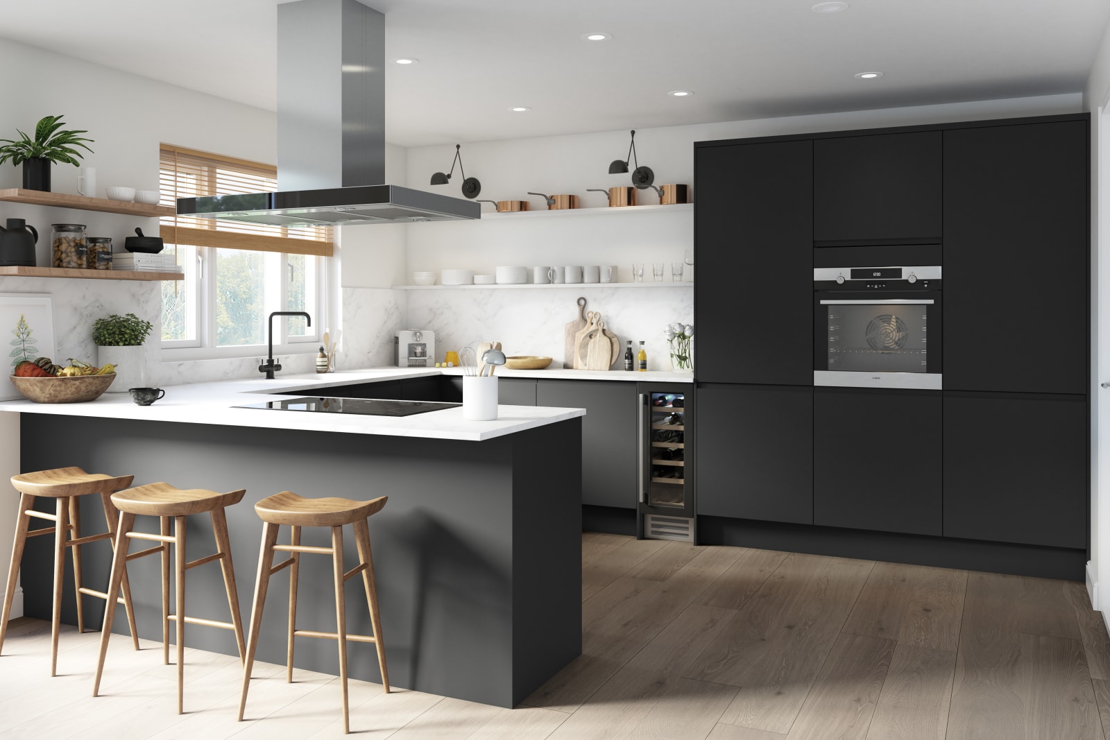 Floor To Ceiling Kitchen Shelly Lighting