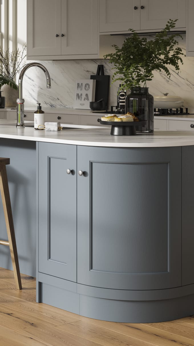 Blue kitchen designs  View our range of blue kitchen cabinets