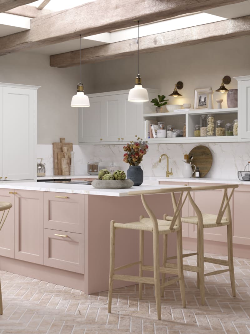 Pink Kitchens Walls & Accessories Ideas Kitchens
