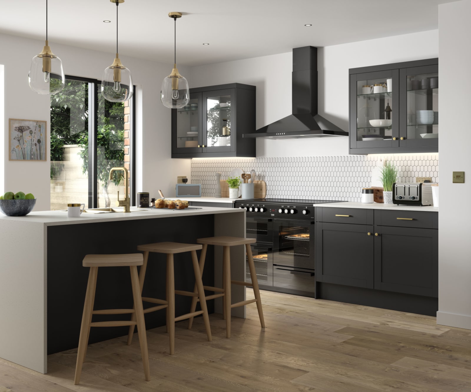 Tatton Kitchen by Magnet. A beautiful easy to use kitchen with traditional features with stylish modern touches.