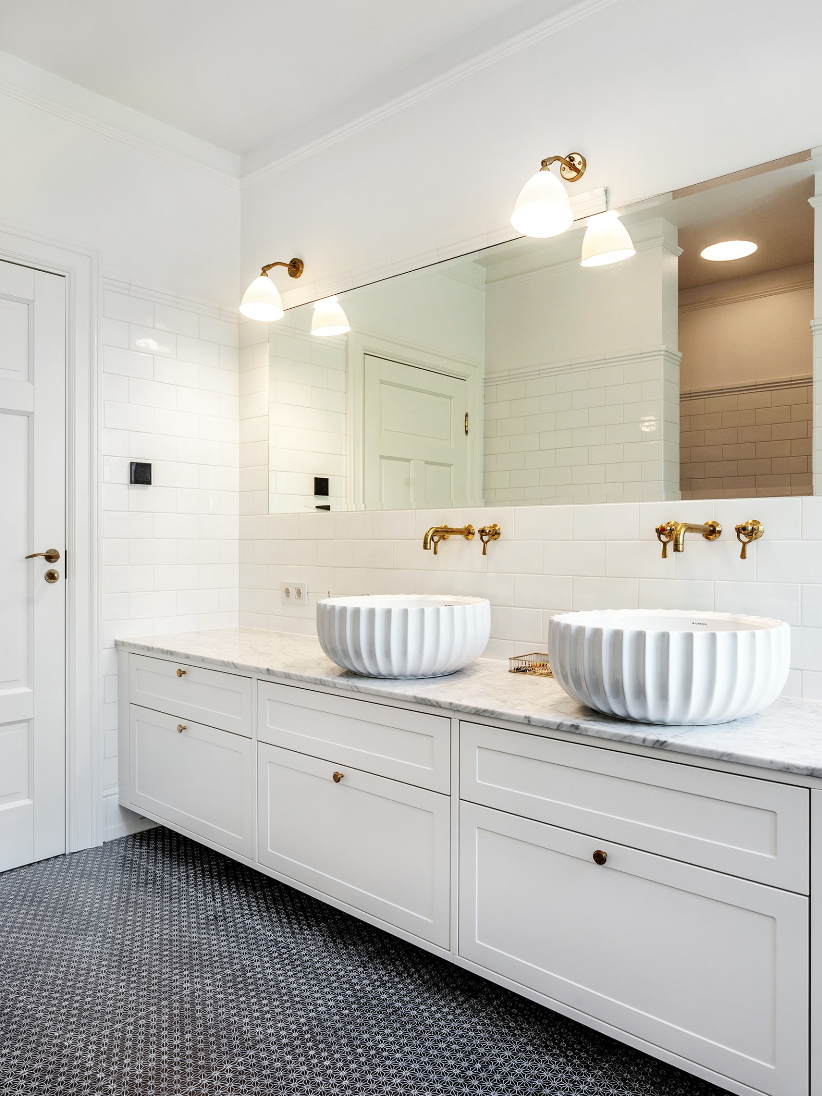 Master bathroom in a mansion