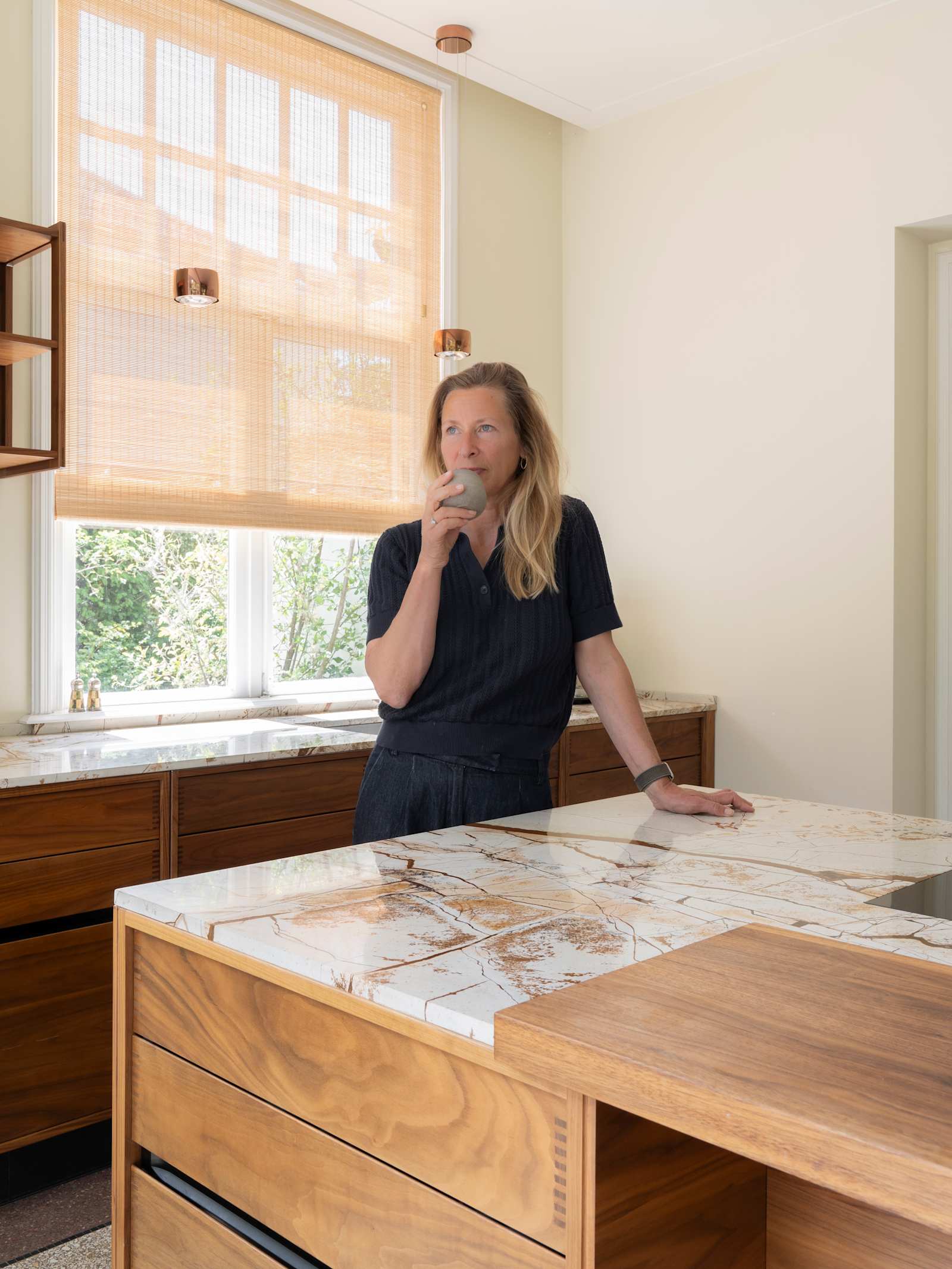 Familien bruger meget tid i deres køkken fra uno form