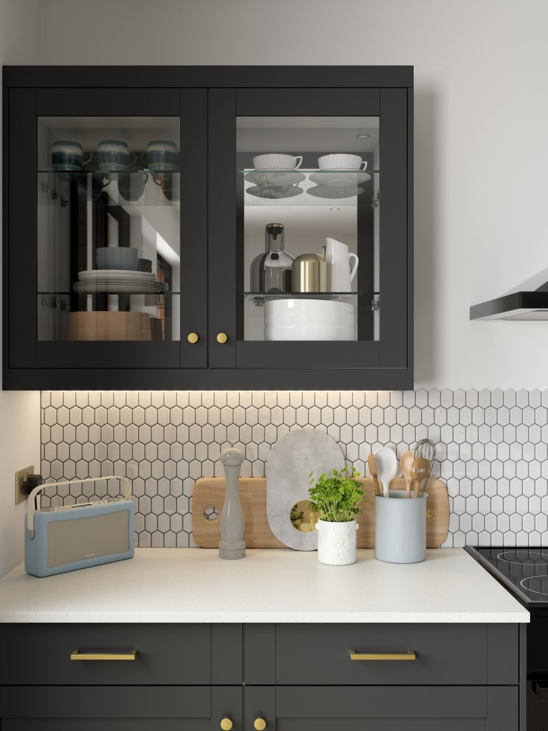 Matt Black Kitchen Ideas Magnet