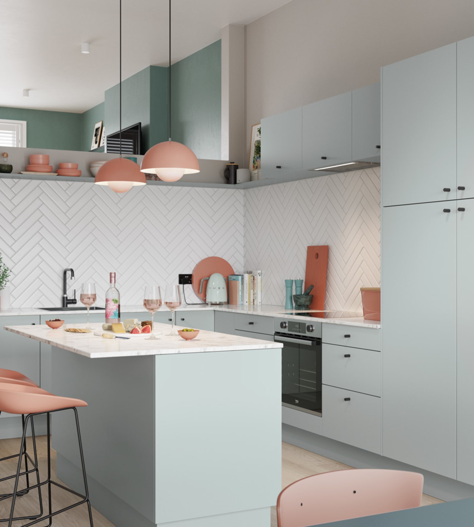 Affordable outlet kitchen lighting