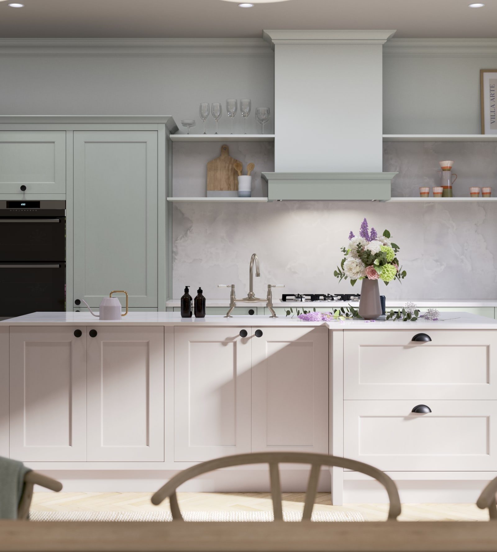 The rise of pink kitchens