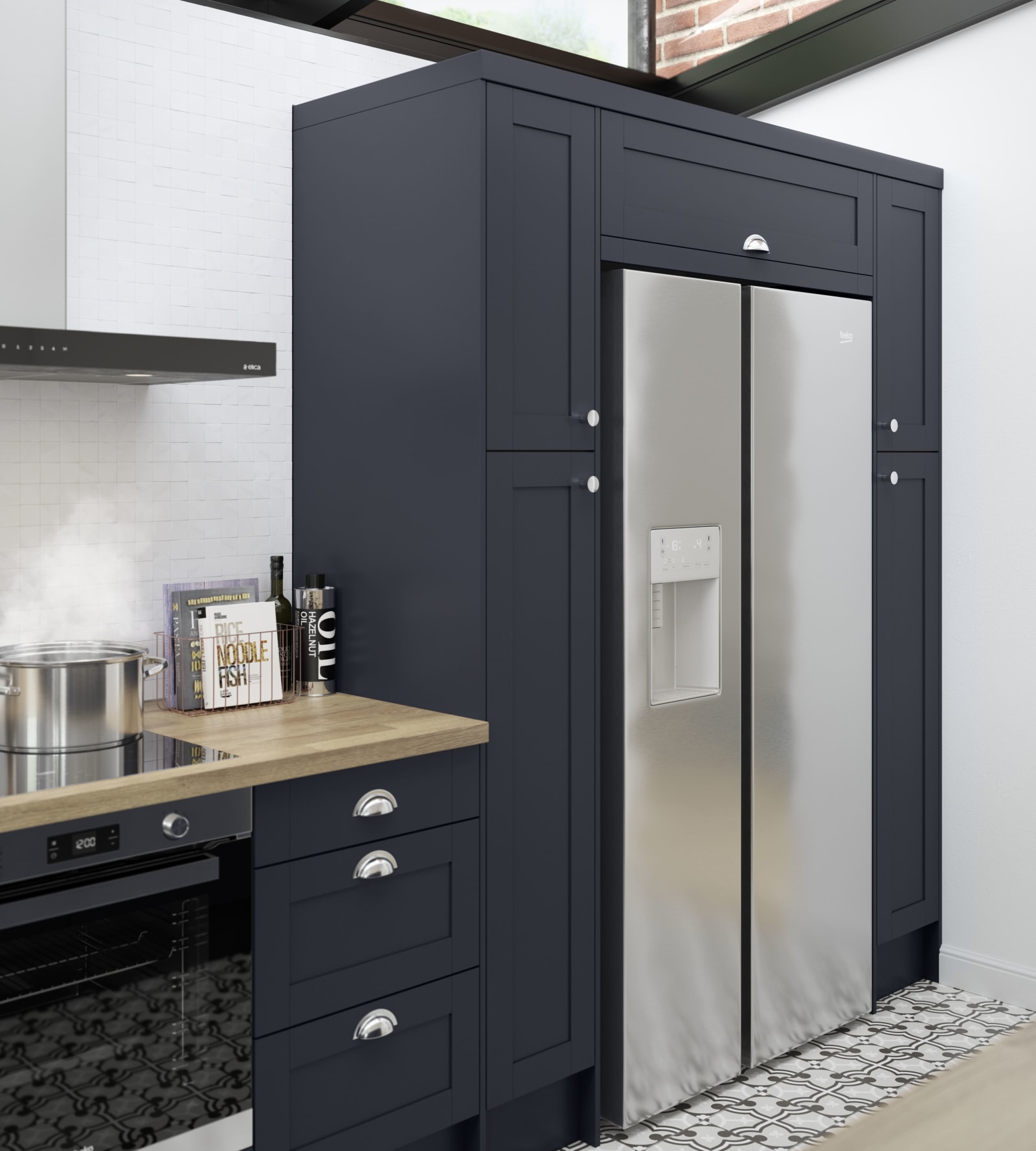 Magnet tall larder unit top