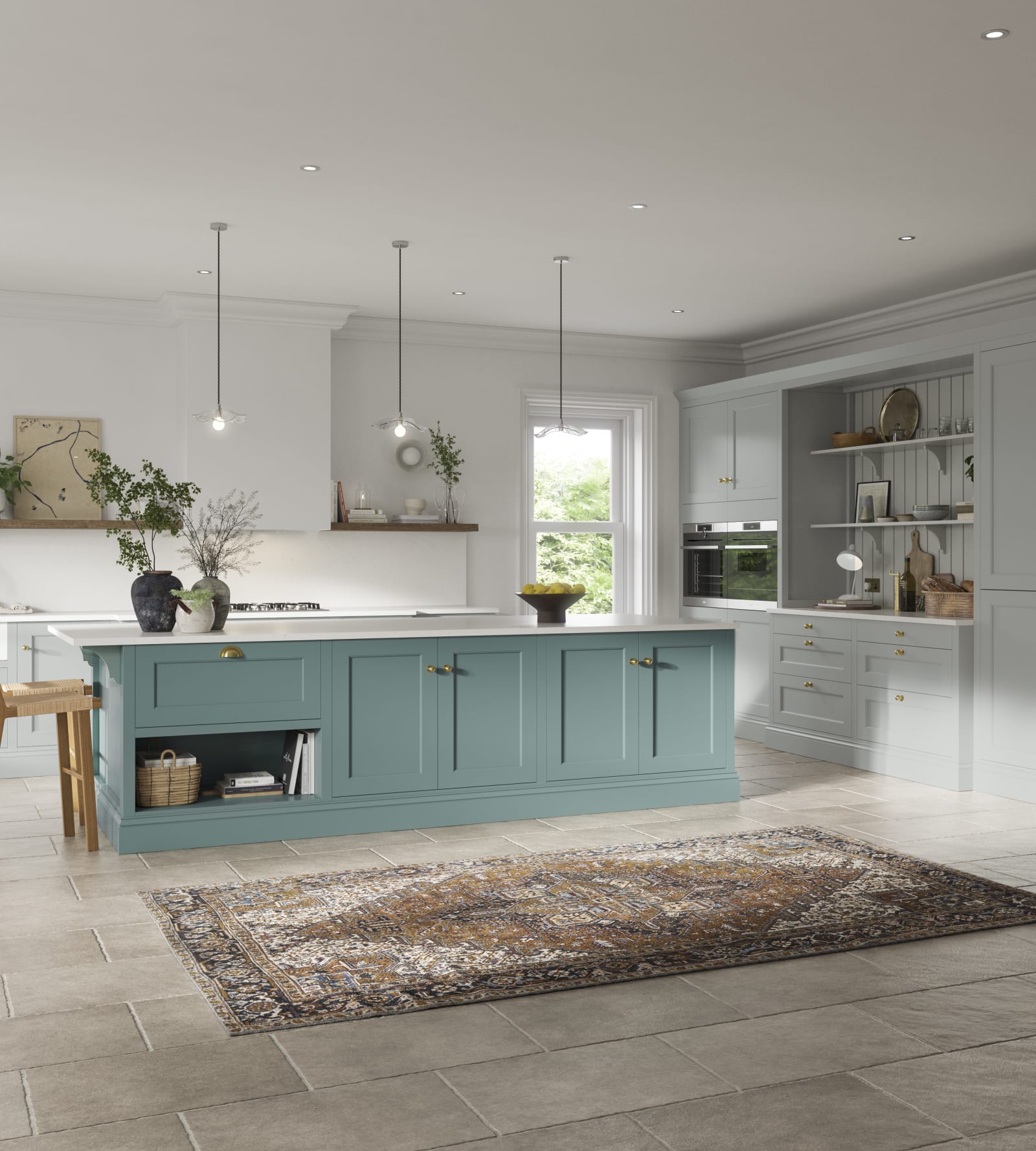 Kitchen breakfast 2024 bar with storage