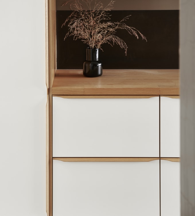 Bordplade massiv træ everline trægreb