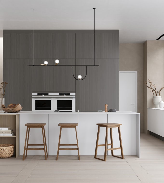 Favn er et kvalitetskjøkken inspirert av naturen. En vakker front i stående finer som gir hele kjøkkenet liv. Favn er et nordisk kjøkken som lett kan kombineres med både lysere og mørkere farger, eller ton-i-ton med andre naturnære farger.