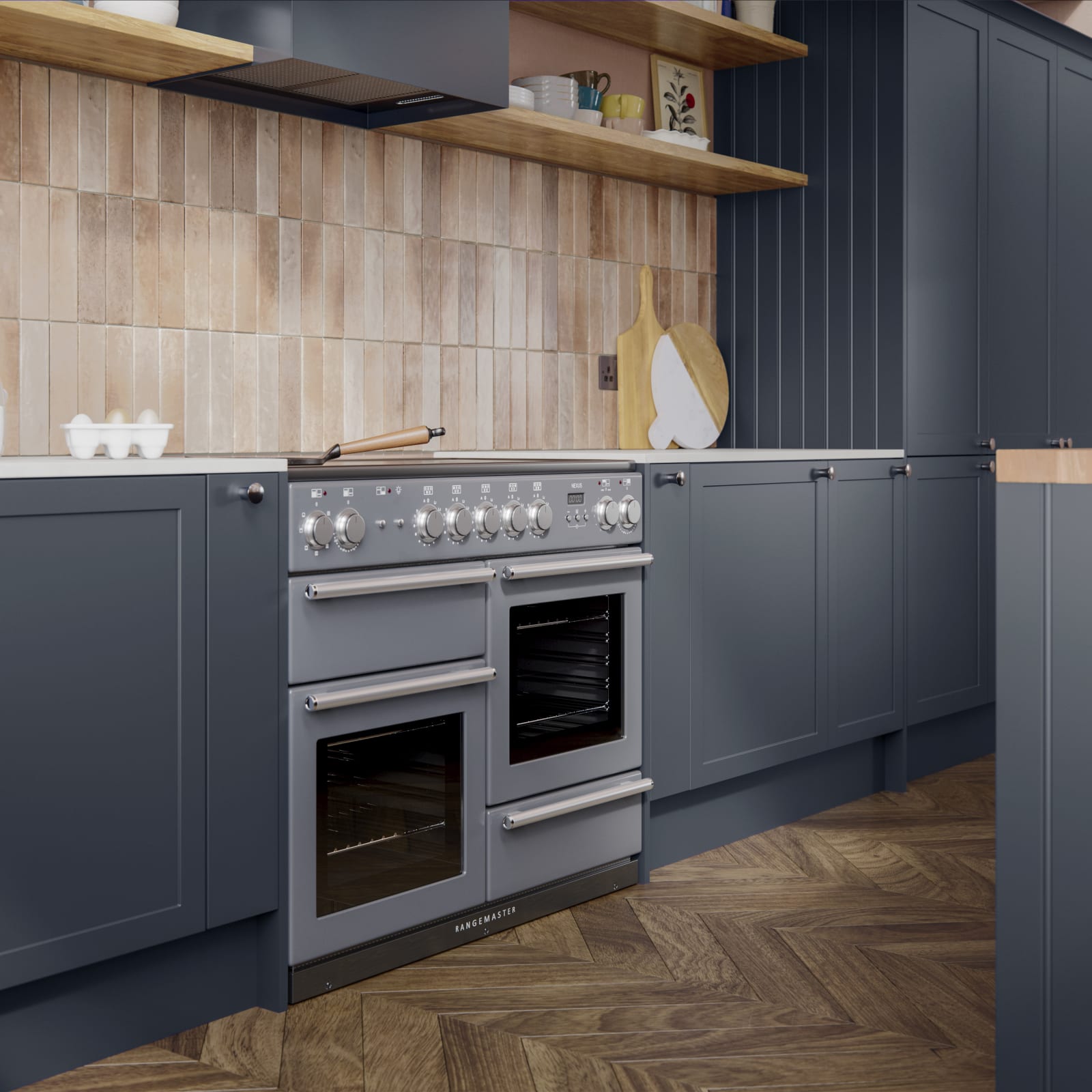 Dunham kitchen by Magnet. Smooth matt finish traditional or modern style available in over 20 colours.