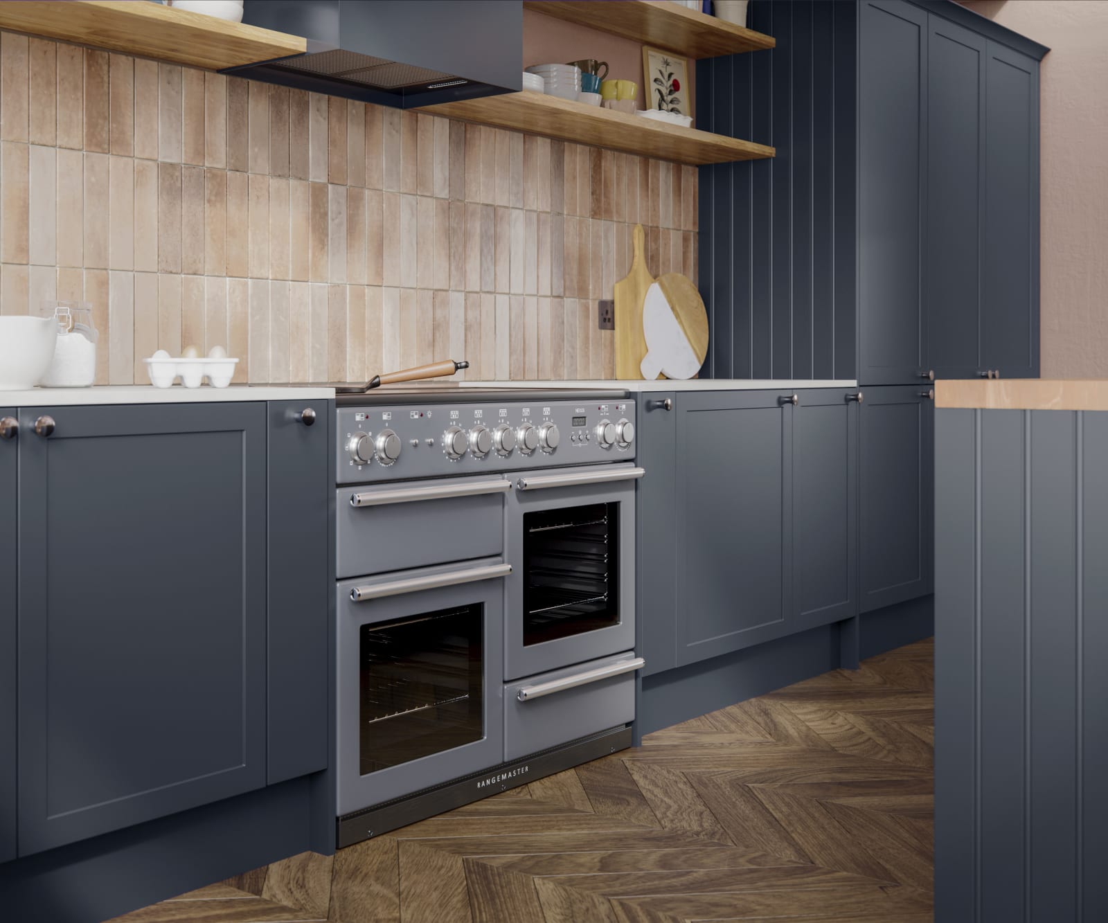 Dunham kitchen by Magnet. Smooth matt finish traditional or modern style available in over 20 colours.