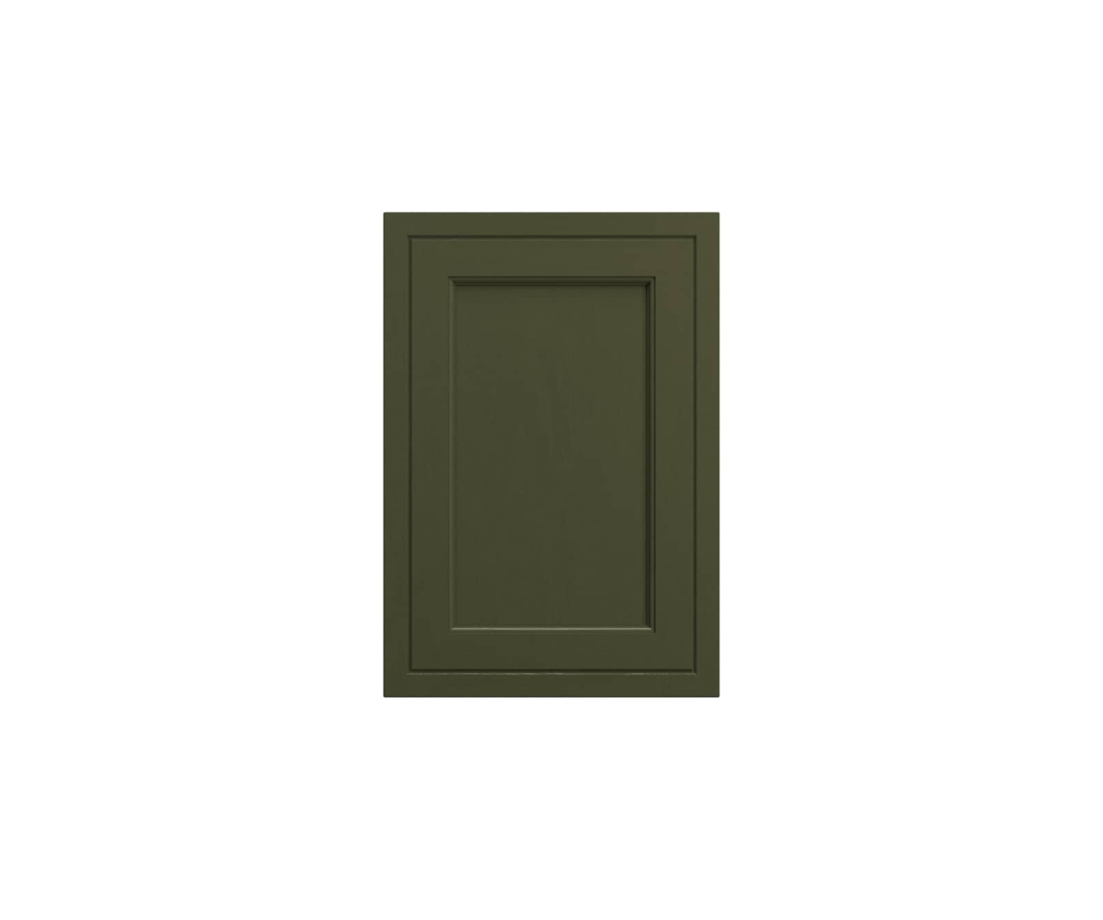 Bewdley Shaker frontal in shade Tailored Green.