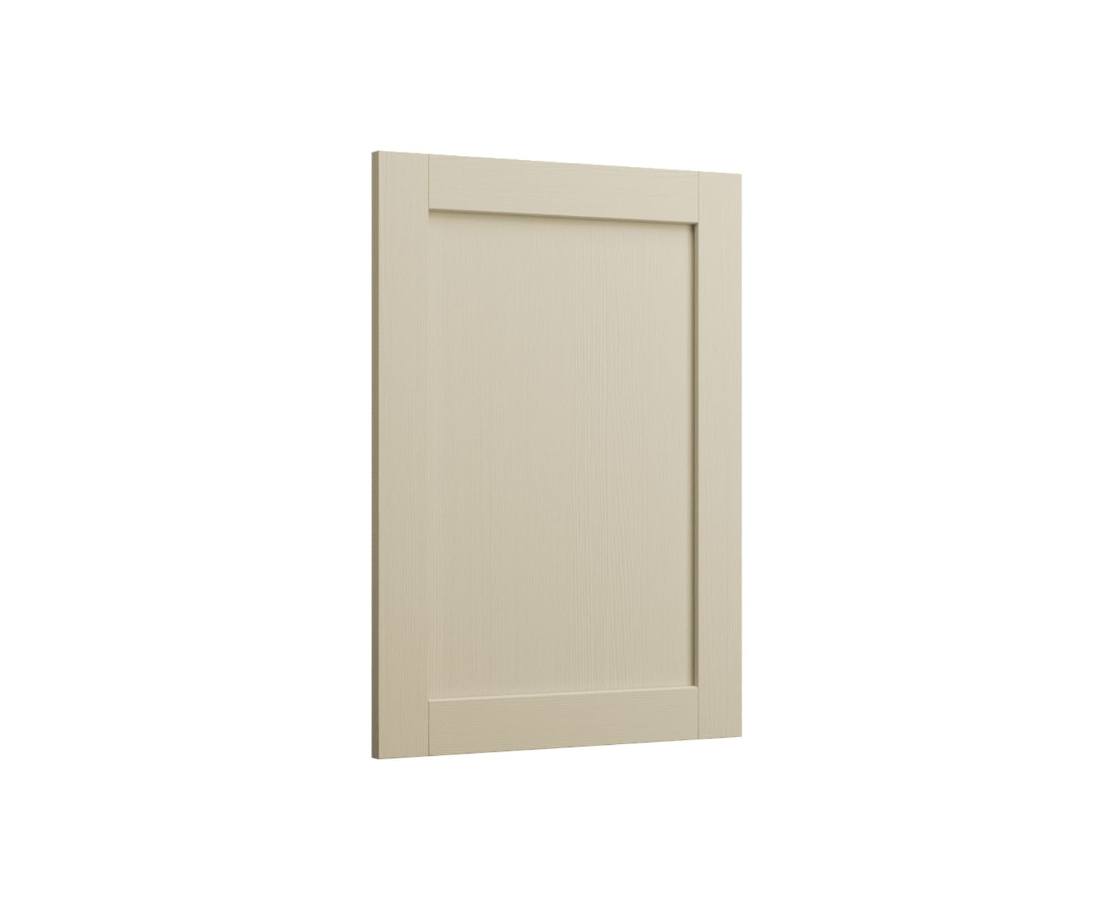 Shaker Ambleside frontal with sleek and modern frame width in the neutral beige shade Sand