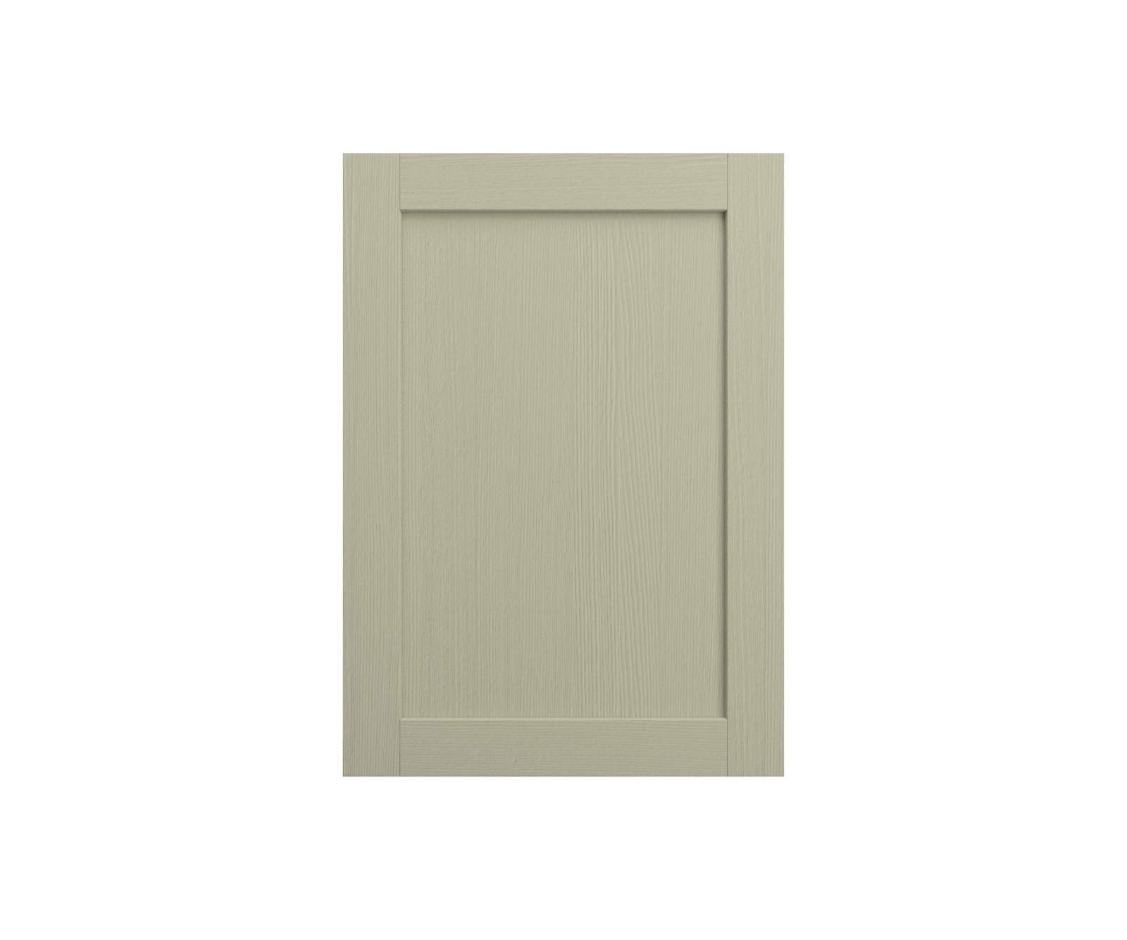 Shaker Ambleside frontal with sleek and modern frame width in the neutral shade Meadow