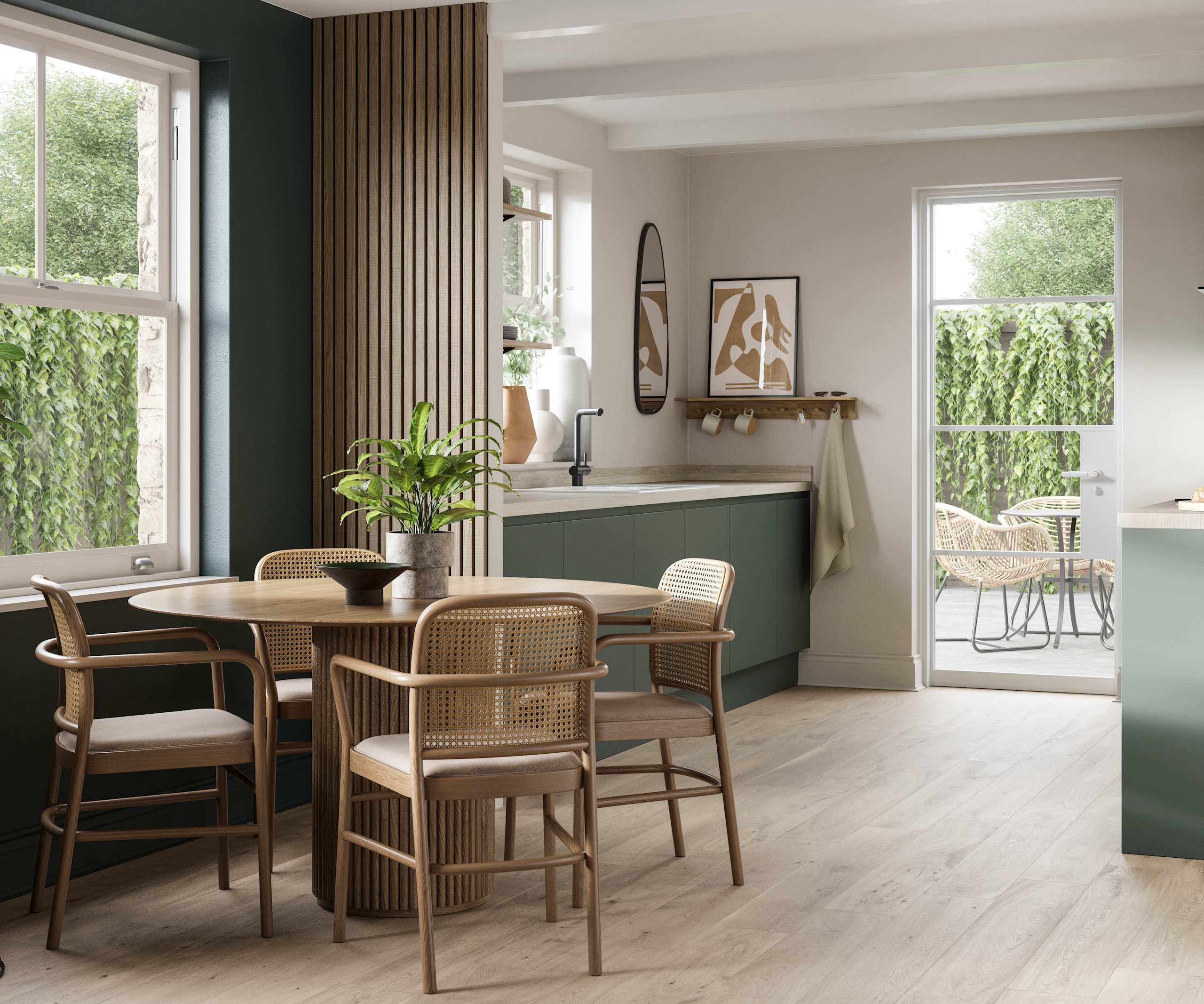 Luna is the ideal base for a minimalist kitchen design with its integrated handle that gives any kitchen a beautiful, sleek finish.