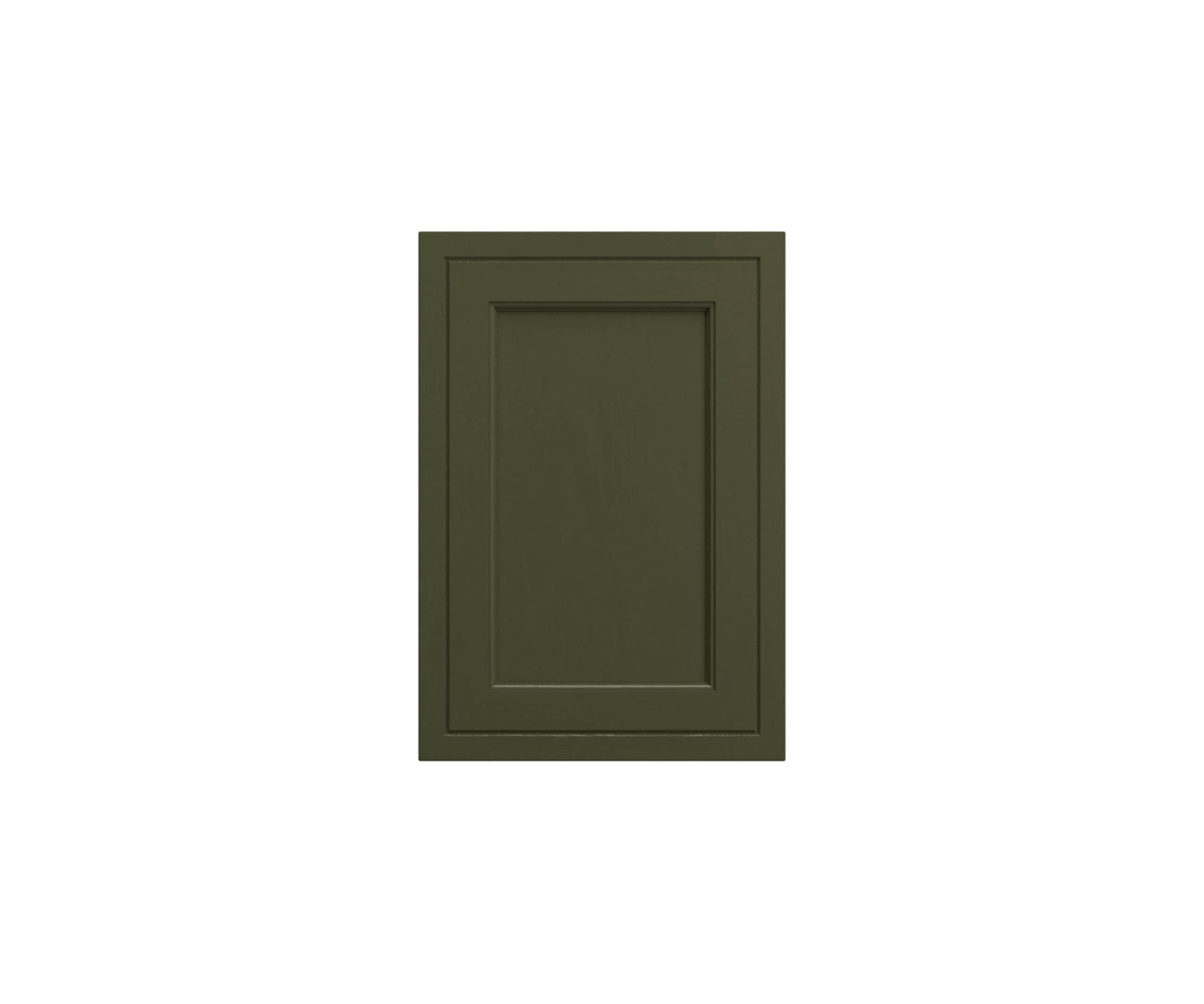 Bewdley Shaker frontal in shade Tailored Green.