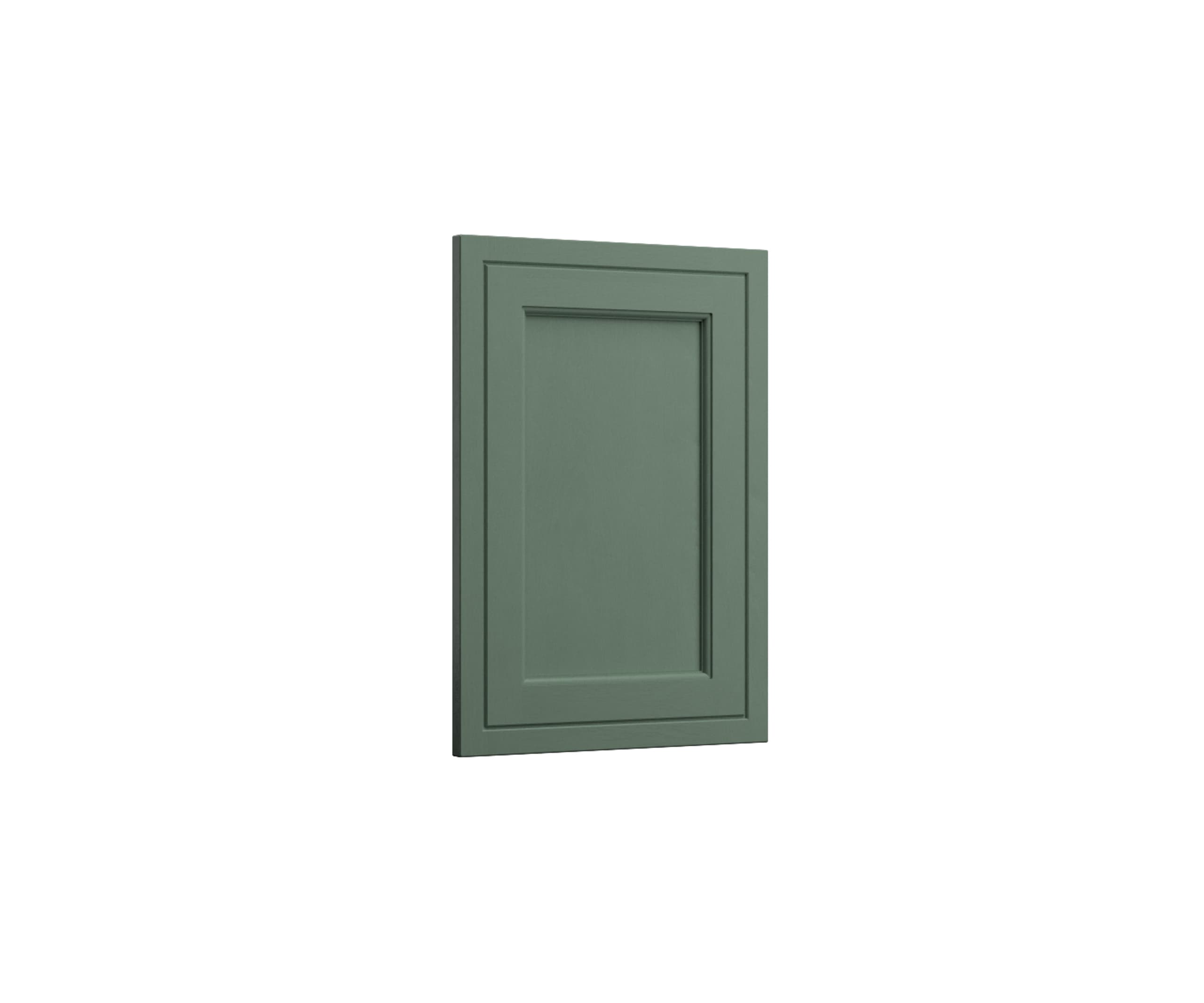 Bewdley Shaker frontal in shade Eucalyptus Green.