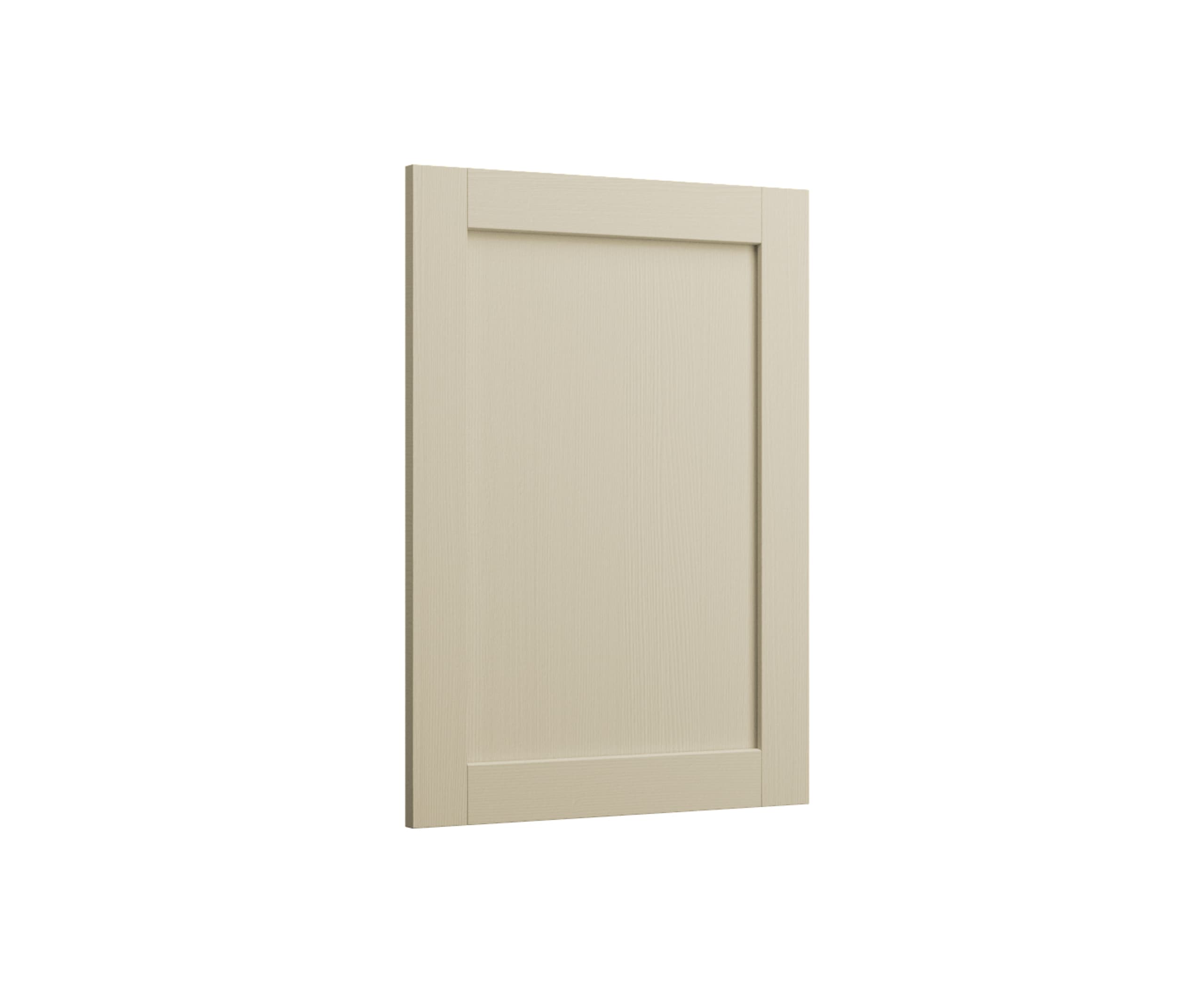 Shaker Ambleside frontal with sleek and modern frame width in the neutral beige shade Sand