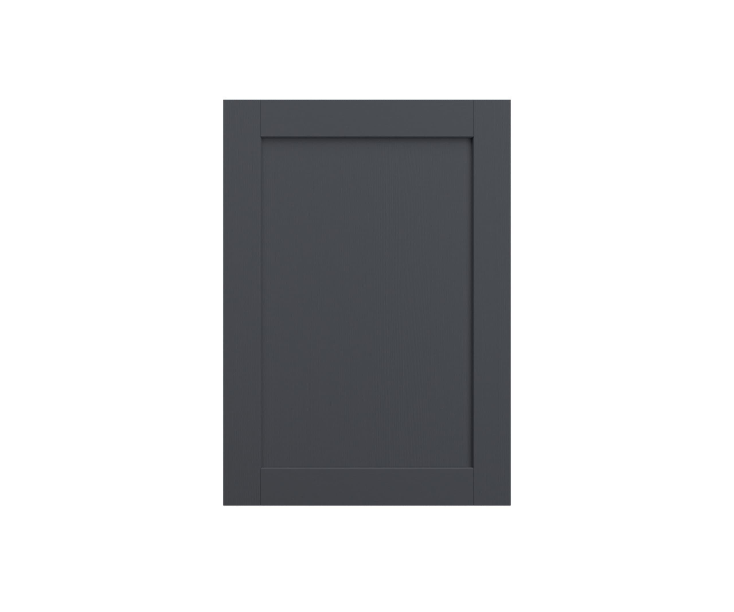 Shaker Ambleside frontal with sleek and modern frame width in the dark shade Lake