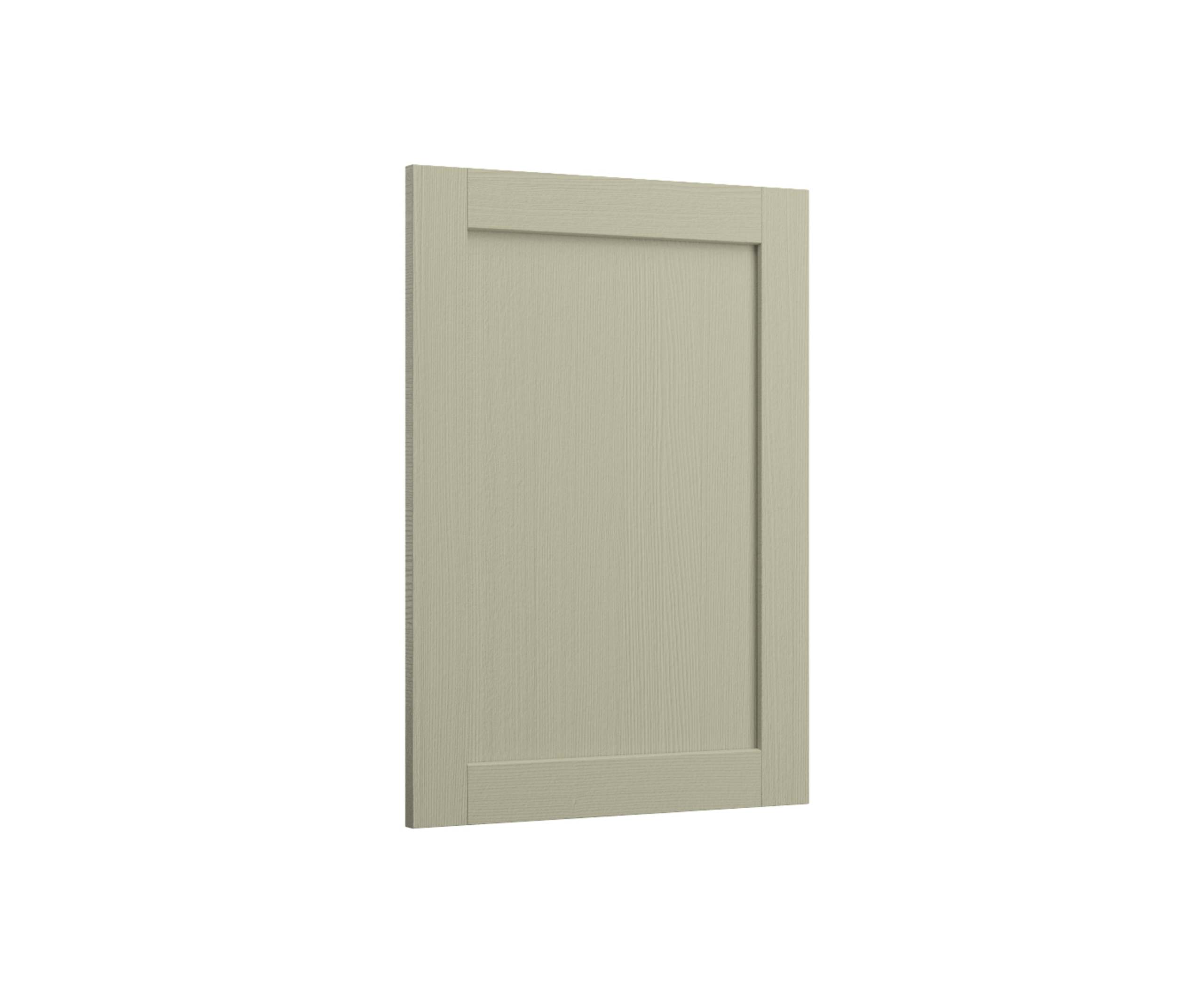 Shaker Ambleside frontal with sleek and modern frame width in the neutral shade Meadow