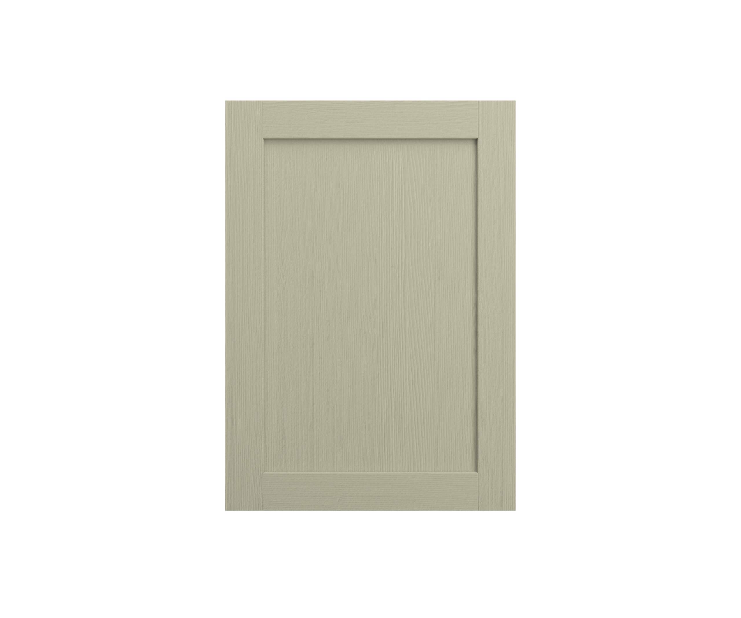 Shaker Ambleside frontal with sleek and modern frame width in the neutral shade Meadow
