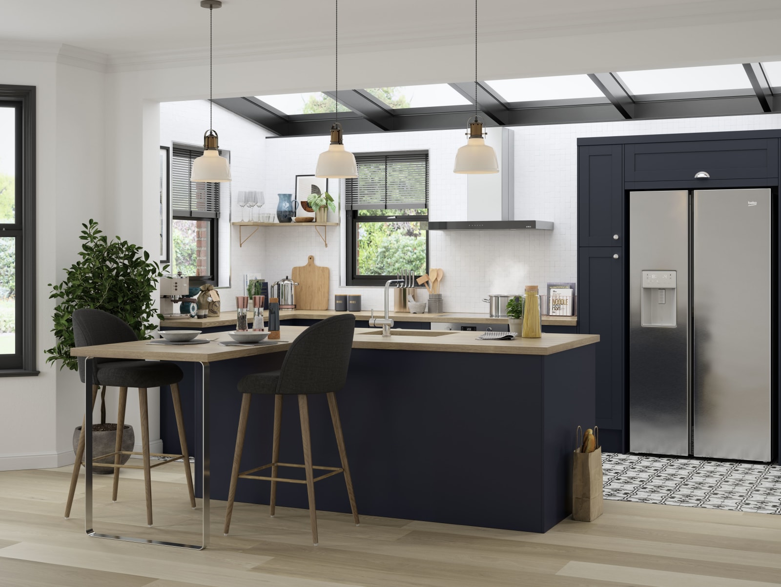 Tatton Kitchen by Magnet. A beautiful easy to use kitchen with traditional features with stylish modern touches.