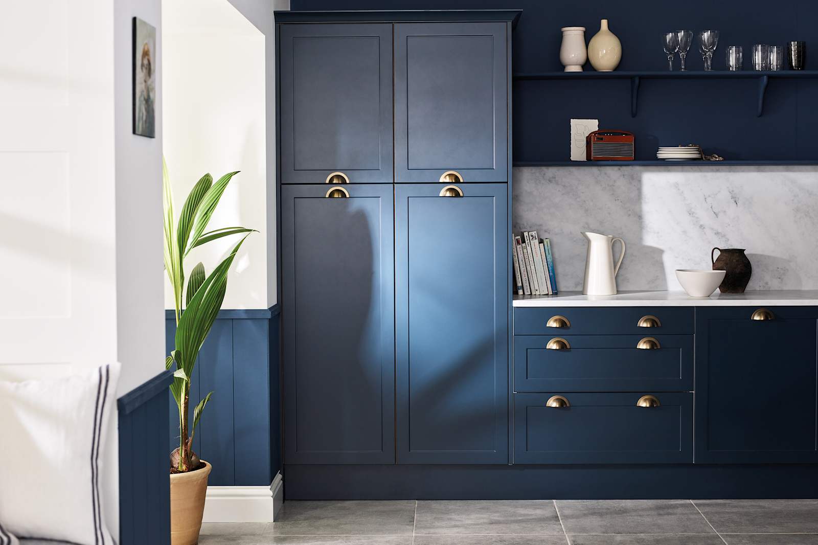 Dunham kitchen by Magnet. Smooth matt finish traditional or modern style available in over 20 colours.