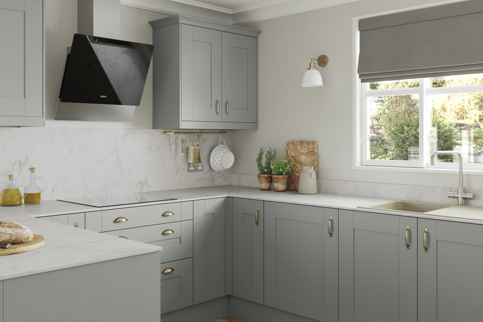 Tatton Kitchen by Magnet. A beautiful easy to use kitchen with traditional features with stylish modern touches.