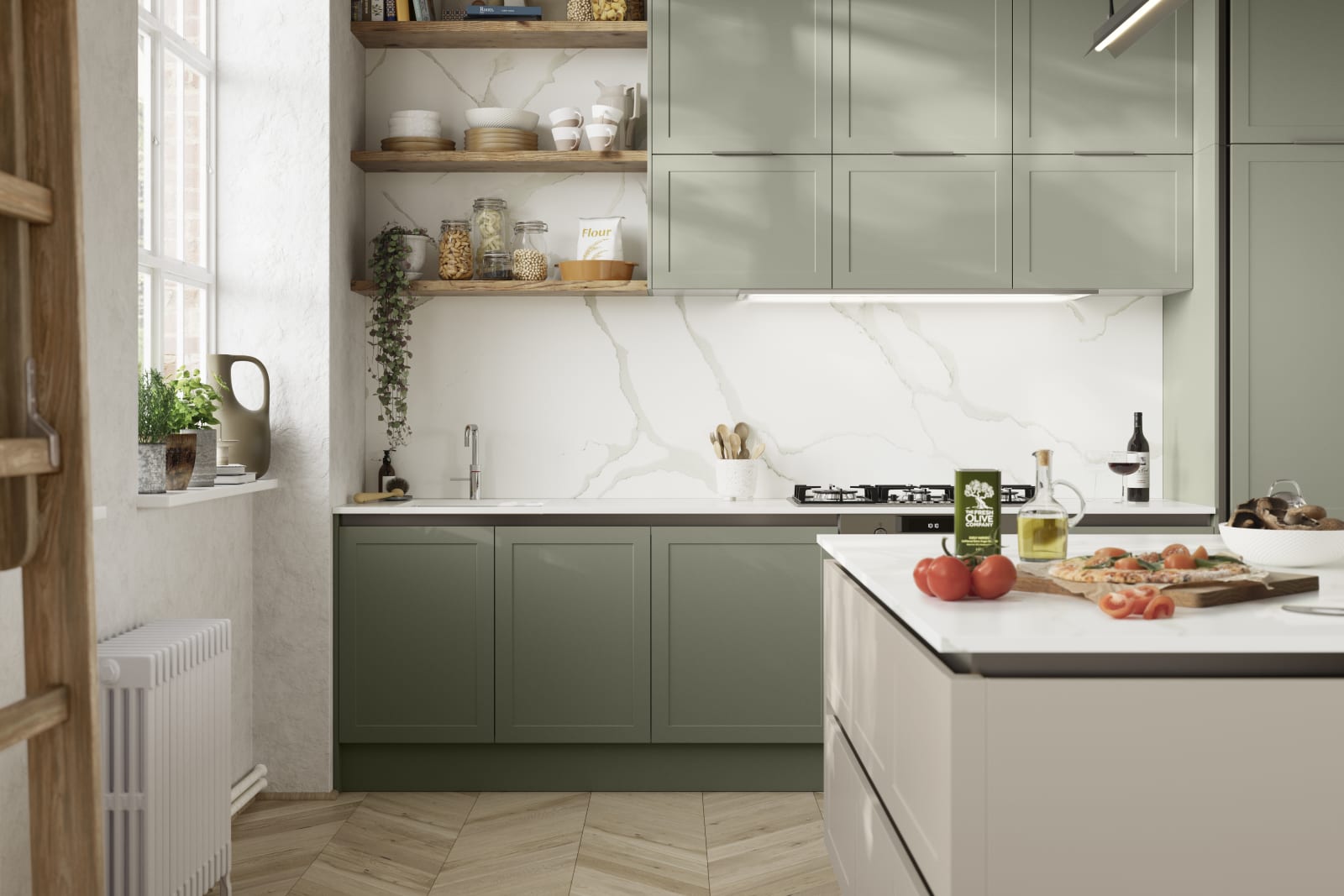 Sage Green Kitchen - Photos & Ideas