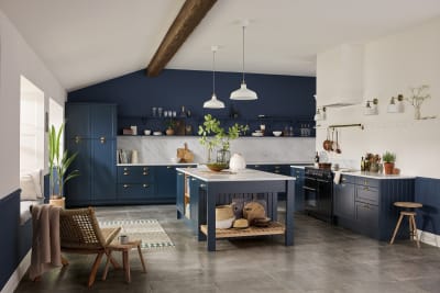 Dunham kitchen by Magnet. Smooth matt finish traditional or modern style available in over 20 colours.