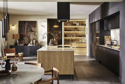 Magnet's Mindful World kitchen concept - An amalgamation of two contemporary kitchen ranges, creating elegance in contrast – and crafted woodwork, inspired by wood craft.