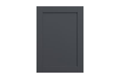 Shaker Ambleside frontal with sleek and modern frame width in the dark shade Lake