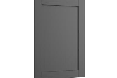 Shaker Ambleside frontal with sleek and modern frame width in the dark grey shade Graphite