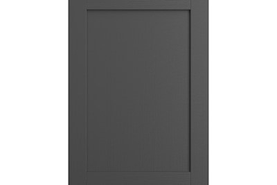 Shaker Ambleside frontal with sleek and modern frame width in the dark grey shade Graphite