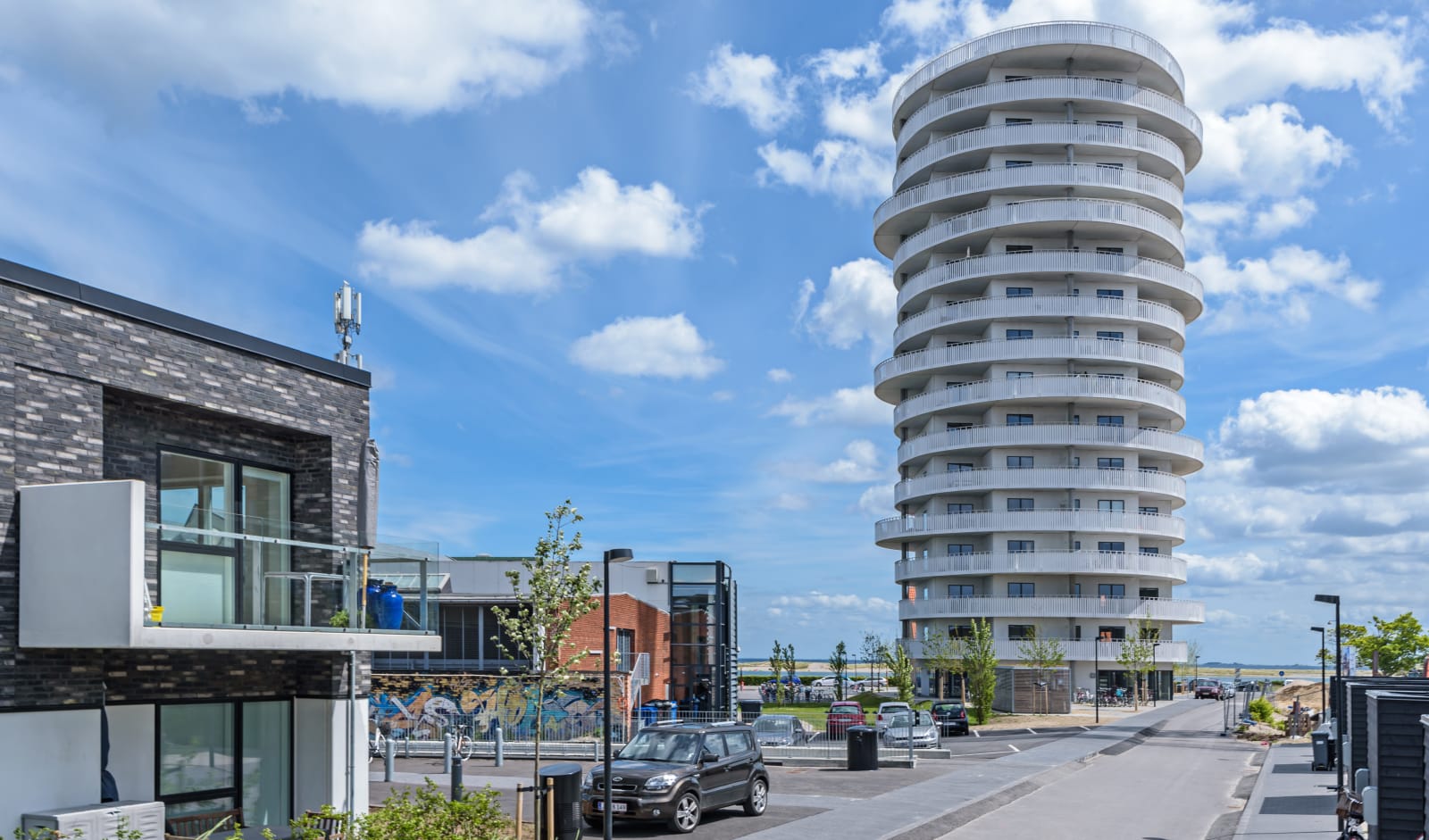 Twister på Amager Strand i København er tegnet af arkitekterne Christensen & Co.