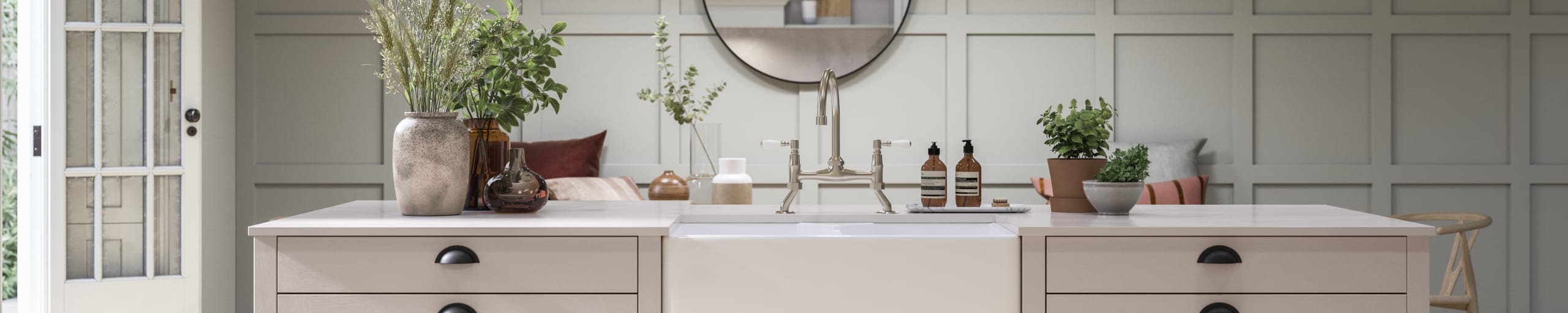 Pink Kitchens Walls & Accessories Ideas