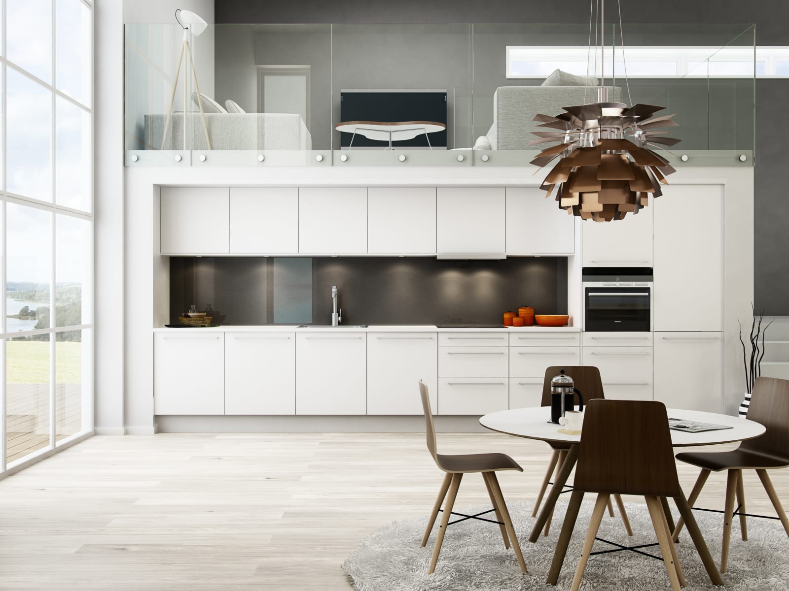 Norema kjøkken System klassisk hvit