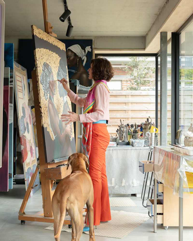 Kunstnerbolig med Copenhagen egetræ fra uno form