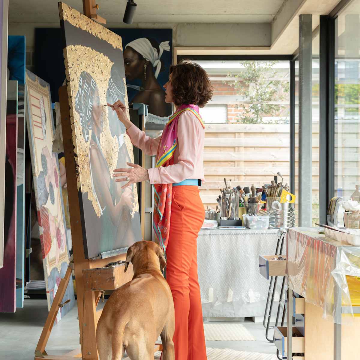 Kunstnerbolig med Copenhagen egetræ fra uno form