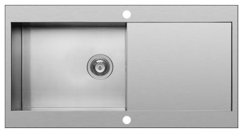 Pyramis Mondrian Stainless Steel Single Bowl Sink Pyramis Mondrian Stainless Steel Single Bowl Sink