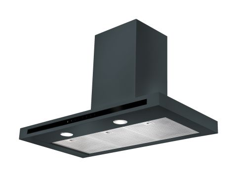Rangemaster 110cm Square Hood Slate Chrome Rangemaster 110cm Square Hood Slate Chrome