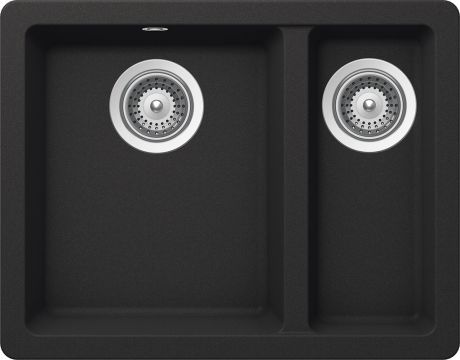 Schock Quadro 1.5 Bowl Black Composite Sink Schock Quadro 1.5 Bowl Black Composite Sink