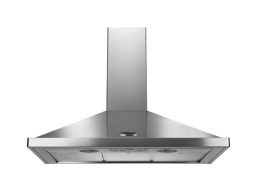 Rangemaster 90cm Chimney Hood Stainless Steel Chrome Rangemaster 90cm Chimney Hood Stainless Steel Chrome