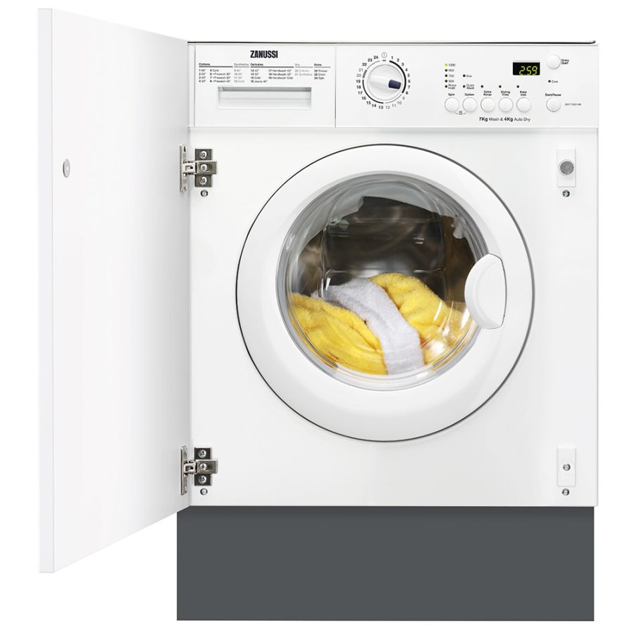 Zanussi Integrated Washer Dryer Z716WT83BI 7kg/4kg Zanussi Integrated Washer Dryer Z716WT83BI 7kg/4kg