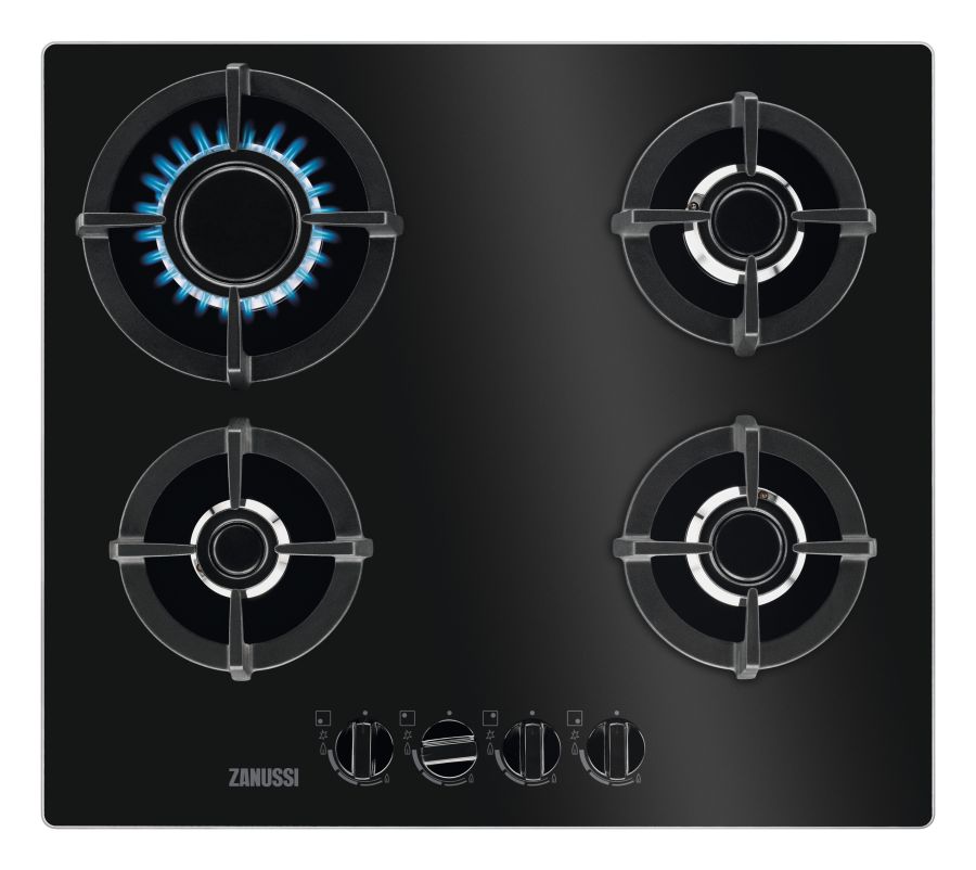 ZANUSSI GAS HOB ZGO68410BA 60CM ZANUSSI GAS HOB ZGO68410BA 60CM