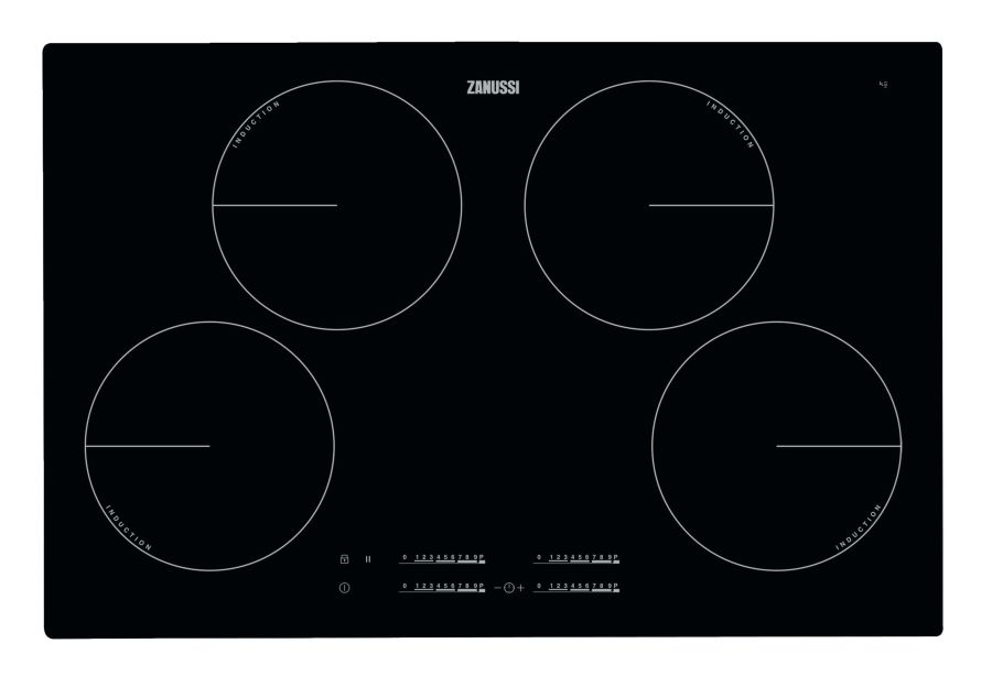 ZANUSSI ZIT8470CB 80CM INDUCTION HOB ZANUSSI ZIT8470CB 80CM INDUCTION HOB