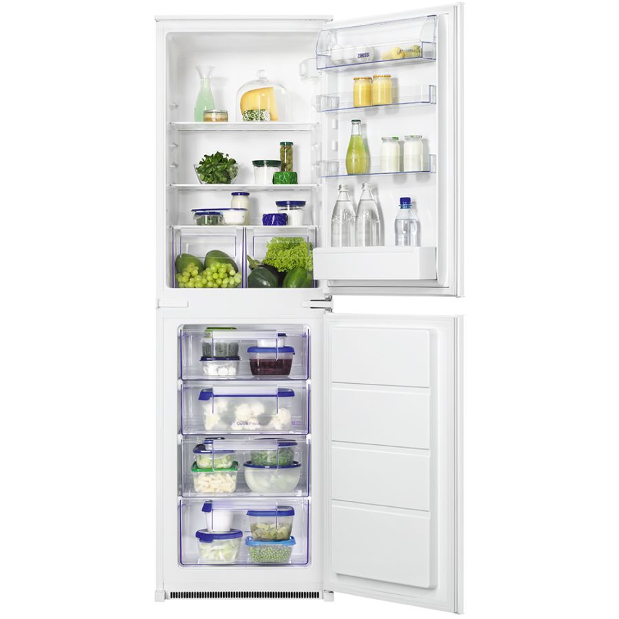 ZANUSSI INTEGRATED 50/50 FRIDGE FREEZER ZBB27450SV ZANUSSI INTEGRATED 50/50 FRIDGE FREEZER ZBB27450SV