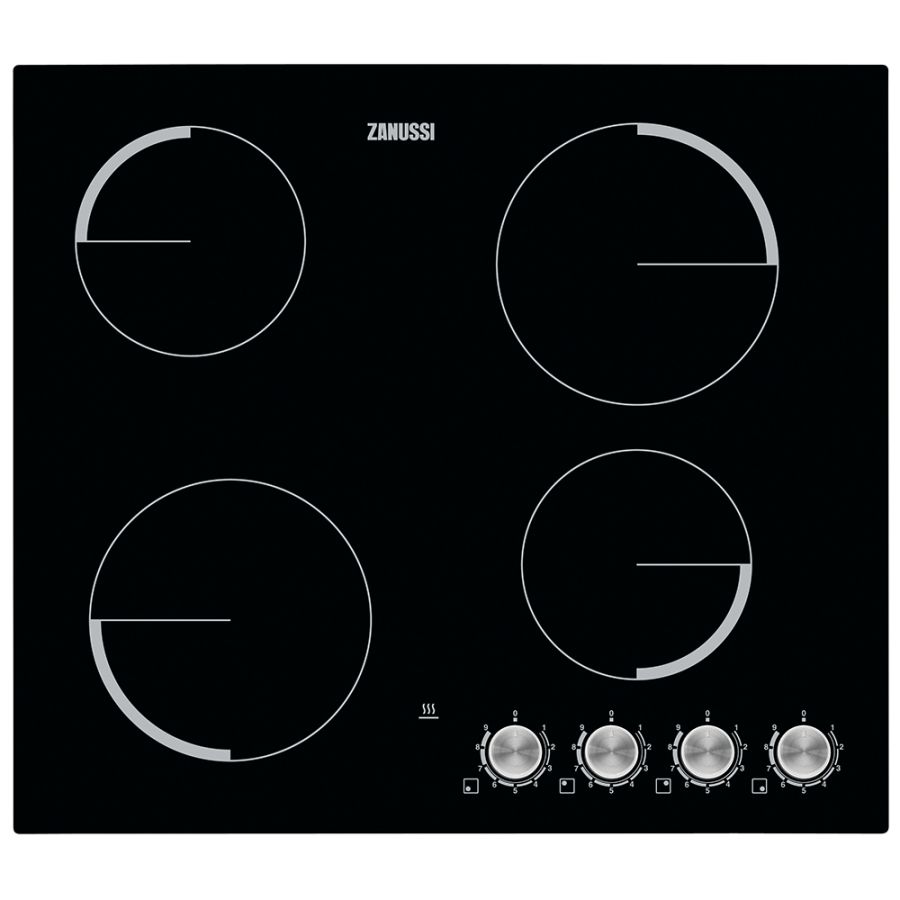 ZANUSSI CERAMIC HOB ZV694NK 60CM ZANUSSI CERAMIC HOB ZV694NK 60CM