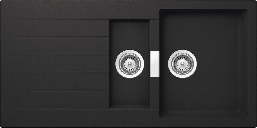 Schock Primus 1.5 Bowl Black Composite Sink Schock Primus 1.5 Bowl Black Composite Sink